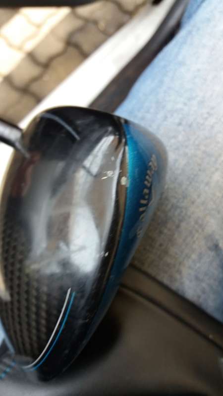 Callaway Rogue 9 degree driver, adj tool and cover incl Club is fitted with a Regular flex shaft